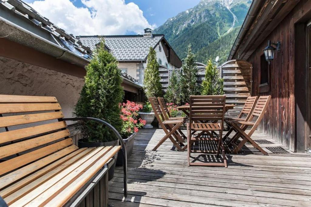 90M2 Hypercentre, Terrace, Next To Ski Lift Шамони Экстерьер фото